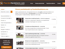 Tablet Screenshot of paardenhandelaren.com
